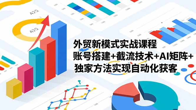 外贸新模式实战课程，账号搭建+截流技术+AI矩阵+独家方法实现自动化获客-404软件工作室