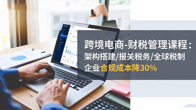 跨境电商-财税管理课程：架构搭建/报关税务/全球税制，企业合规成本降30%-404软件工作室