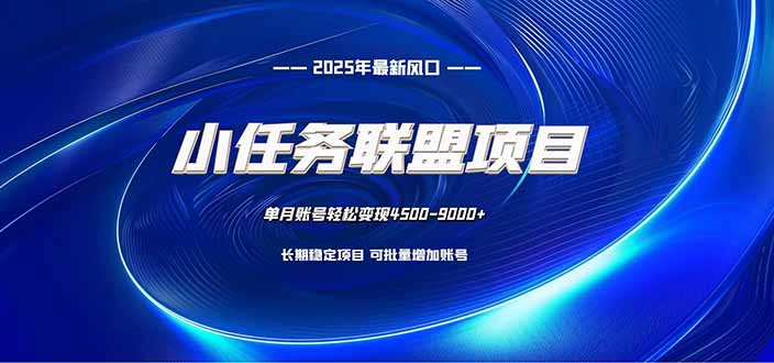 小任务联盟项目：一台电脑每天只需10分钟，轻松简单稳定-404软件工作室