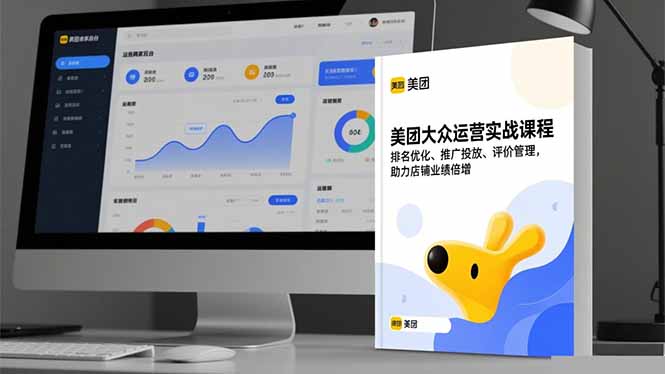 美团大众运营实战课程，排名优化、推广投放、评价管理，助力店铺业绩倍增-404软件工作室