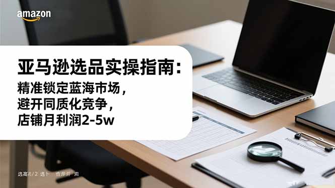 亚马逊选品实操指南：精准锁定蓝海市场，避开同质化竞争，店铺月利润2-5w-404软件工作室