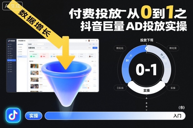 ​​‌‬‌‍⁤⁣​​⁤⁢​⁤​‍‬‬​⁤⁣‍‬⁤​⁡​⁣⁡‌‍​⁤⁣‍⁣​‌⁢⁢⁡‍⁣⁡​付费投放从0到1之抖音巨量AD投放实操-404软件工作室